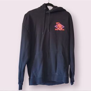 GOTCHA Surf Wear Cosmic Stew Hoodie Men's XL Black Heavyweight | EUC